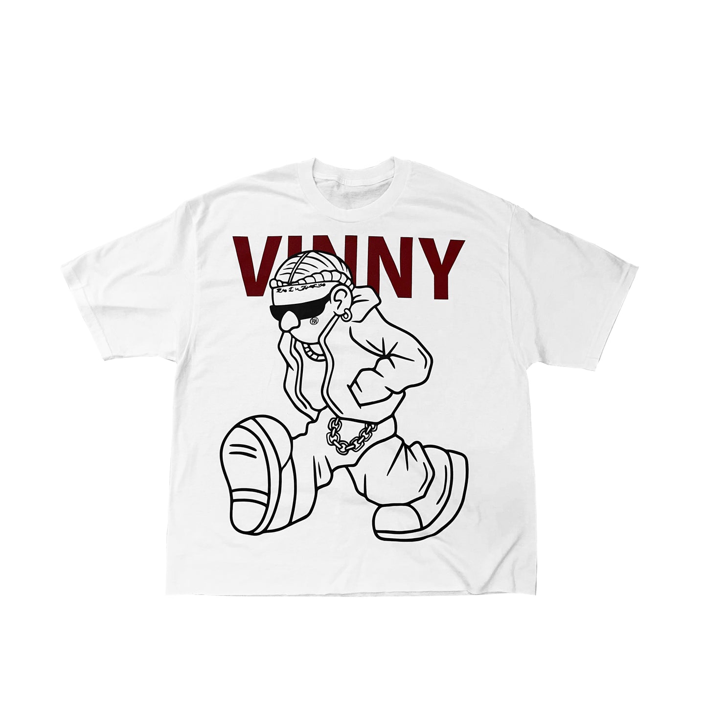 Official Vinny Land Tee - White -