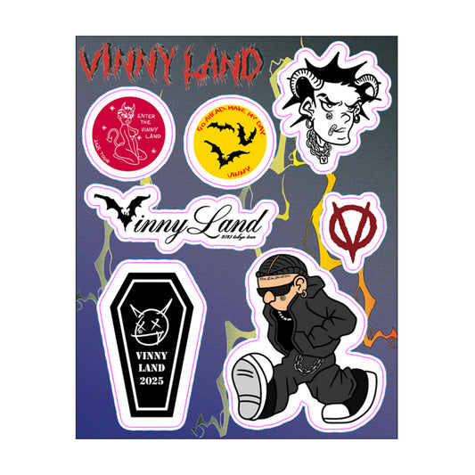 Official Vinny Land Sticker